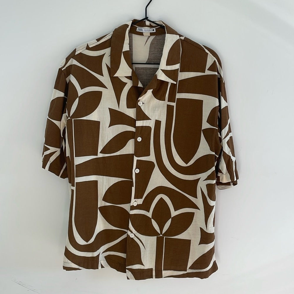 Zara Abstract Print Shirt
